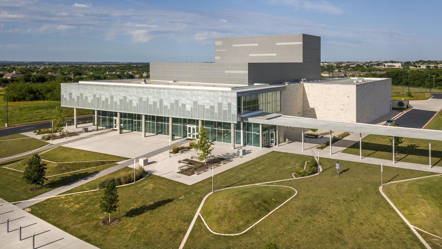 Cedar Ridge High School Auditorium Bartlett Cocke
